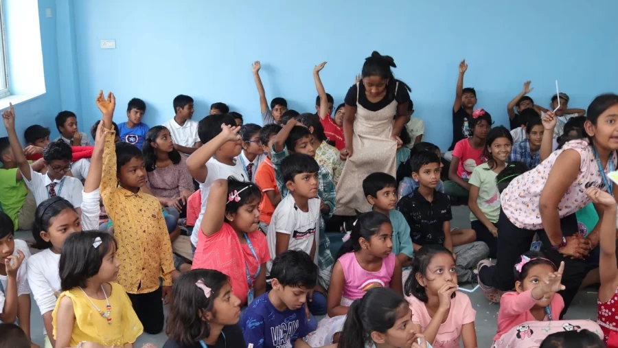 Malda Students in Rapt Attention